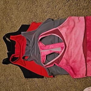 4 Zyia Sports Bras. Size XL